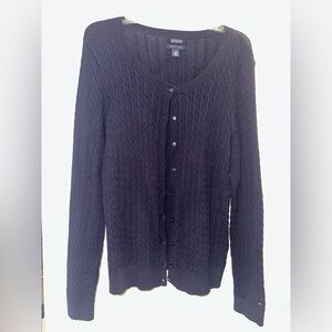 Tommy Hilfiger Navy Blue Cardigan XL